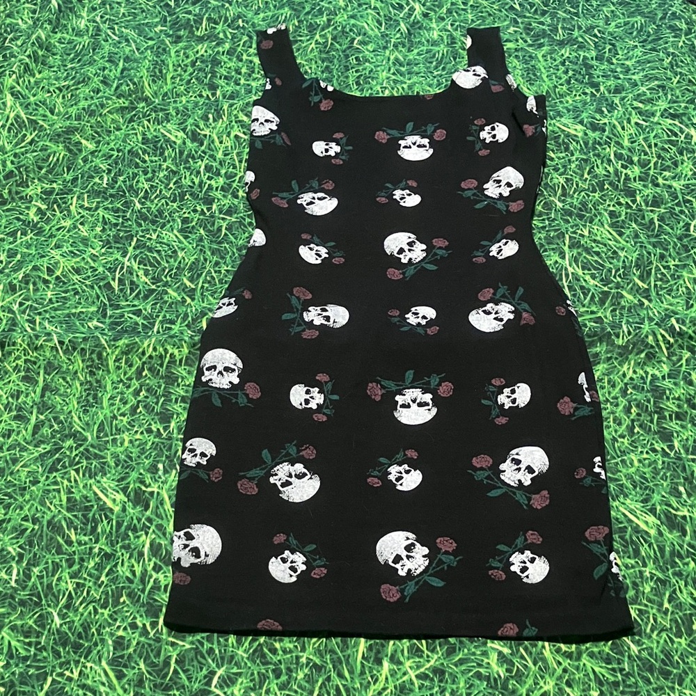 Vintage 90’s Tripp NYC SKULL dress